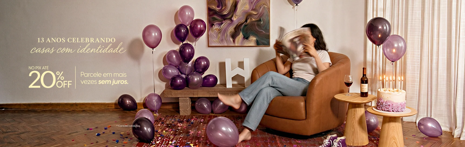 Niver da home : Produtos com até 70% de desconto