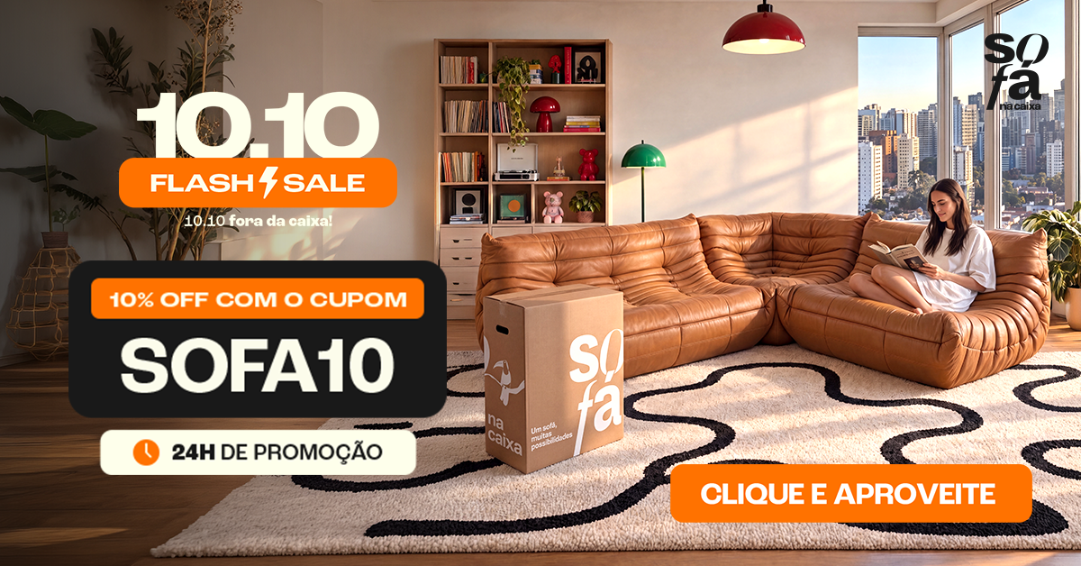 10.10 Flash Sale : 10% Off com o cupom SOFA10