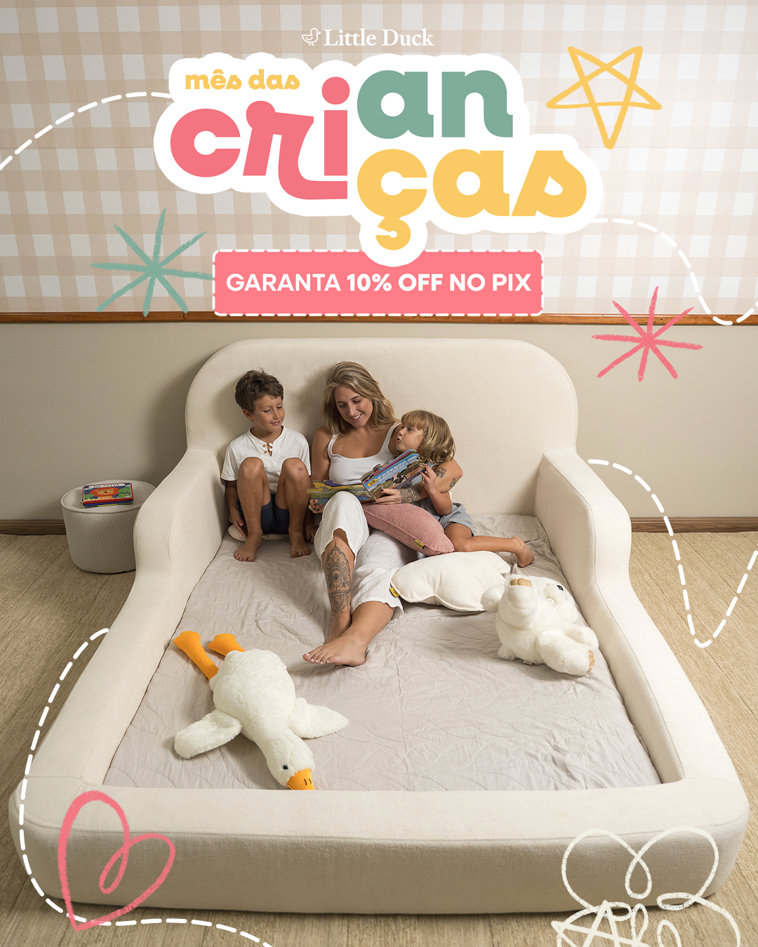 Mês das crianças: Garanta 10% Off no Pix