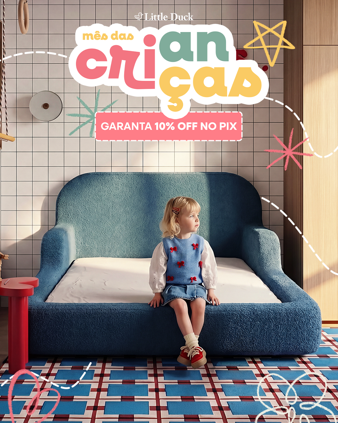Mês das crianças: Garanta 10% Off no Pix