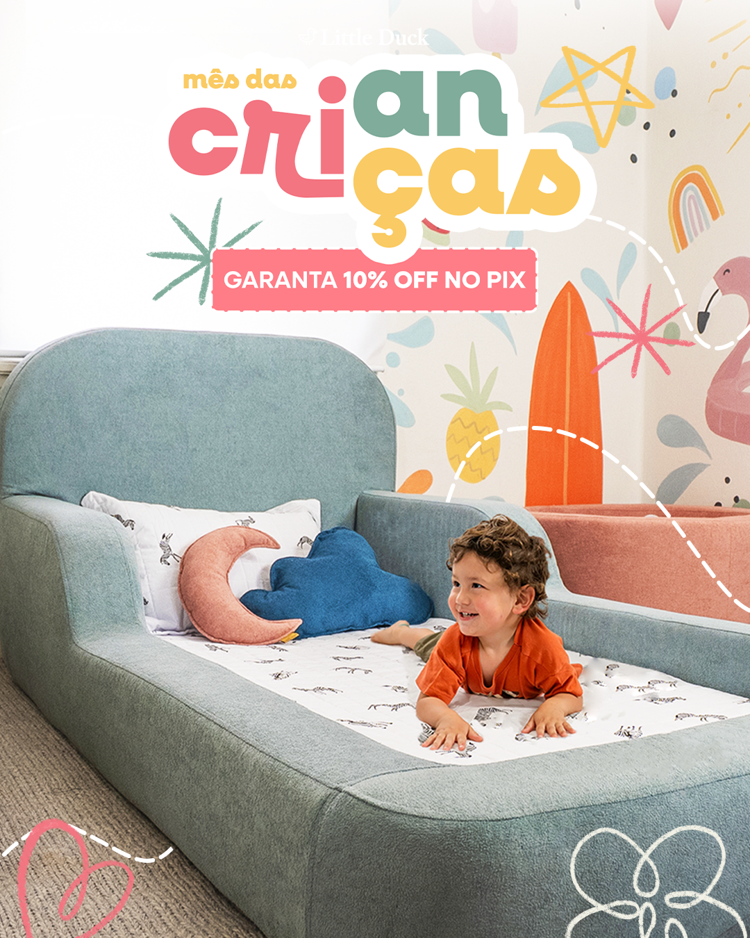 Mês das crianças: Garanta 10% Off no Pix