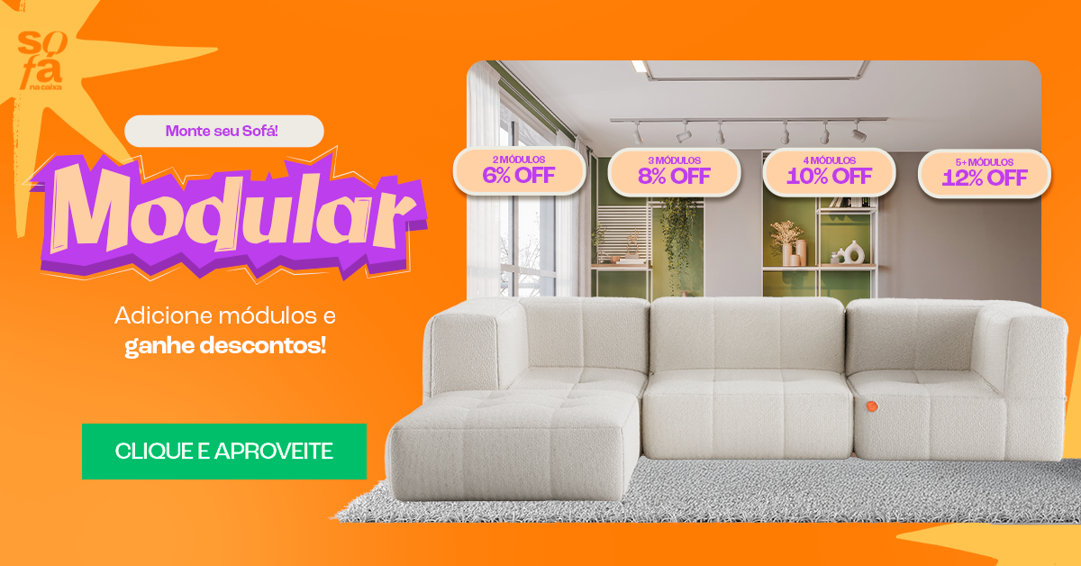 Desconto Progressivo - Quanto Mais Módulos, Mais Desconto, Até 12% Off levando 5 módulos ou mais 
