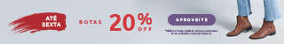 Botas com 20% Off