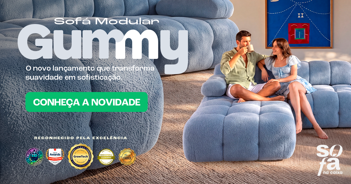 Lançamento Sofá Modular Gummy