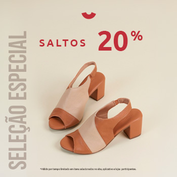 Saltos com 20% de desconto