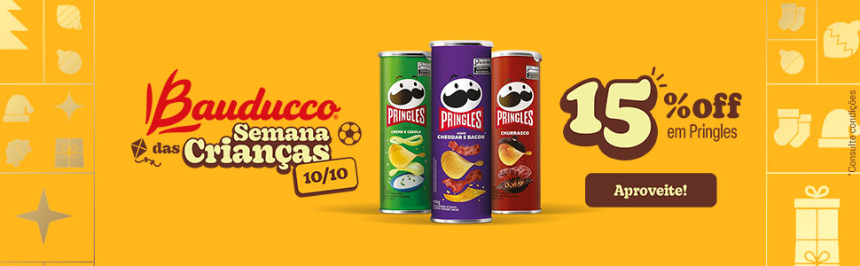 10/10: 15% OFF em Pringles