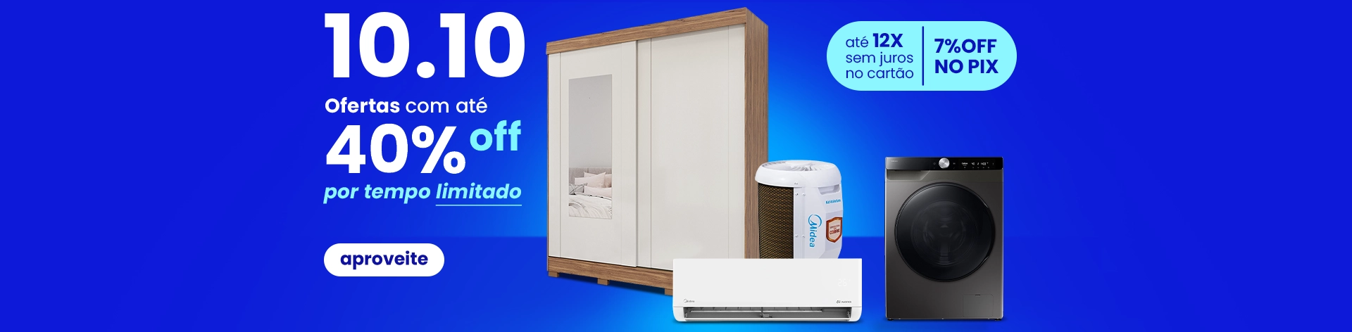 10.10: Ofertas com até 40% Off