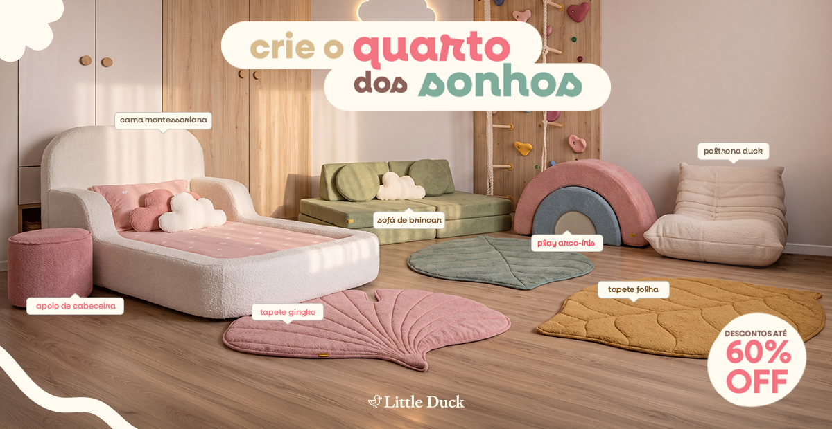 Semana do cliente - Quarto dos Sonhos (até 60%OFF) 