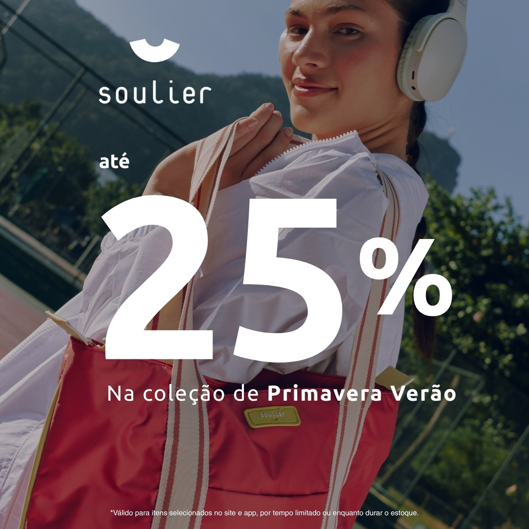 Até 25% na coleção de primavera verão