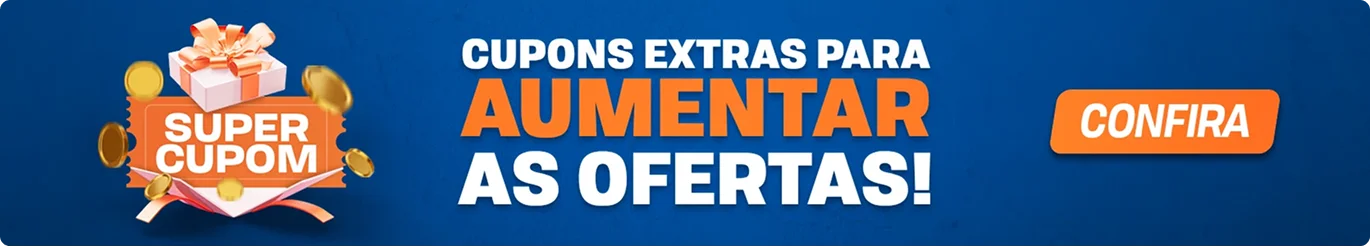 Cupons imperdíveis para vocês aproveitar
