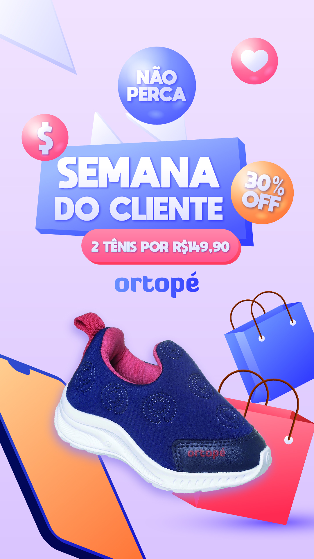 Semana do cliente- 2 Tênis por R$ 149,90